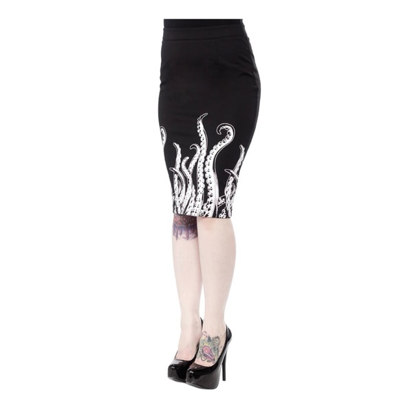 Sourpuss Dresses & Skirts - Tentacle Pencil Skirt - Sourpuss